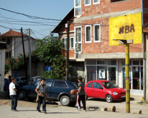 Kids playing Basketball -- Prishtina, Kosovo