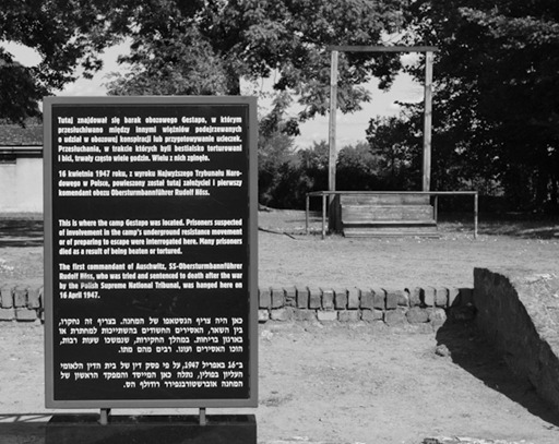Gallows -- Auschwitz, Poland Gallows -- Auschwitz, Poland
