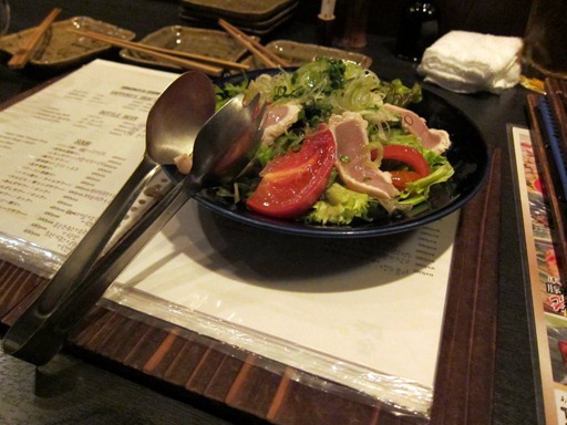 Raw Chicken Salad -- Himono-ya