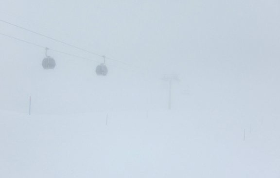 Zermatt Skiing in the fog Zermatt Skiing in the fog
