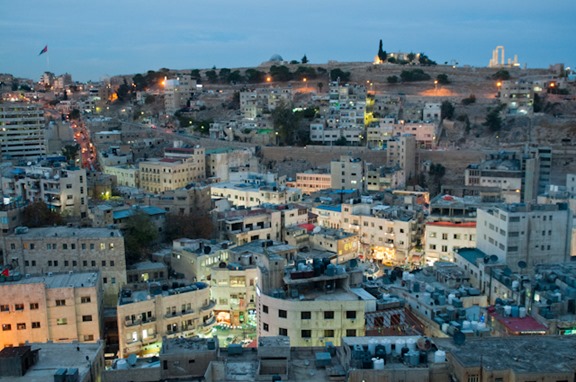 Amman Jordan at Sunset Amman Jordan at Sunset