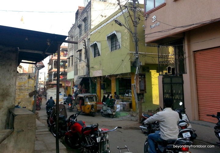 Street in Mangalhat - Old City - Hyderabad Street in Mangalhat - Old City - Hyderabad