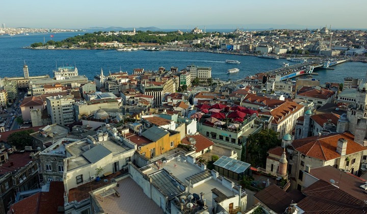 View over Istanbul