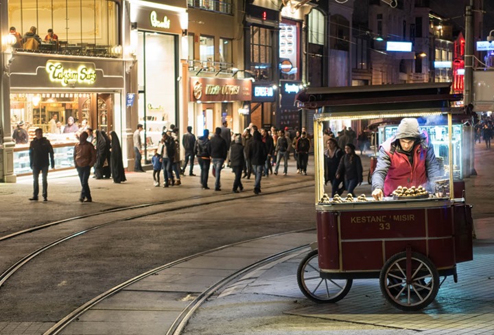 Istiklal Caddesi - Two days after the attack