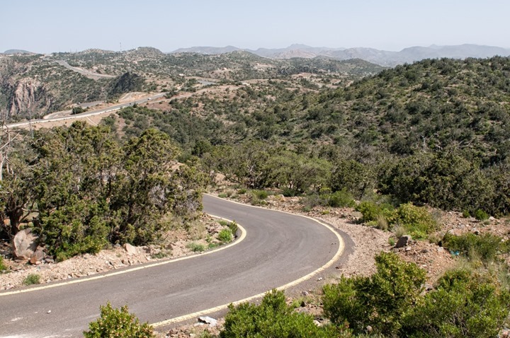 Roads around Abha - Saudi Arabia