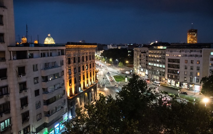 Downtown Belgrade from Above - Belgrade, Serbia