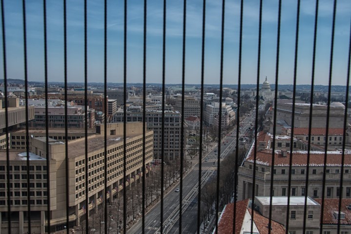 View from the Old Post Office Building - Washington DC