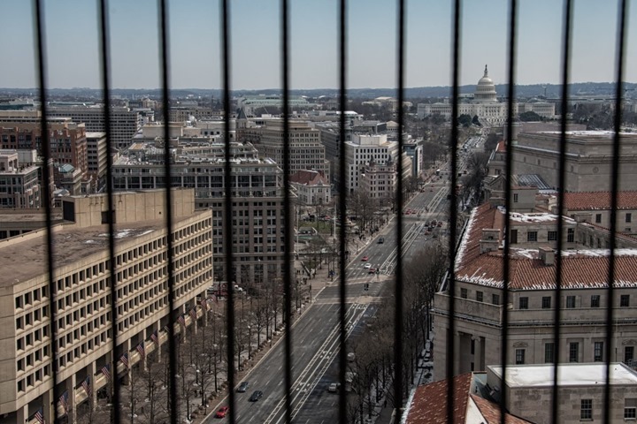 View from Old Post Office Building - Washington DC View from Old Post Office Building - Washington DC