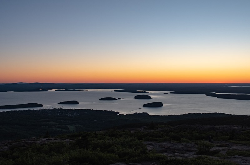 Sunrise over Cadillac Mountain - Maine