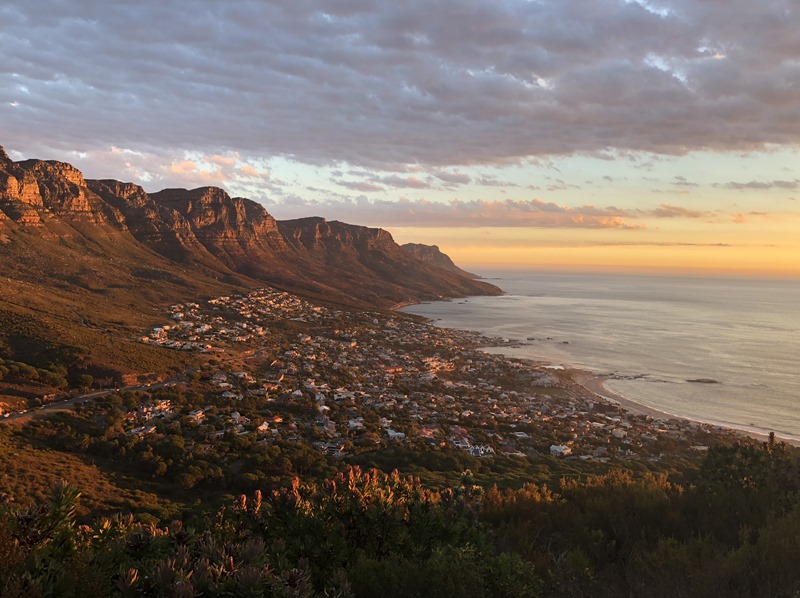 View on the way up Lion's Head - Capetown South Africa View on the way up Lion's Head - Capetown South Africa