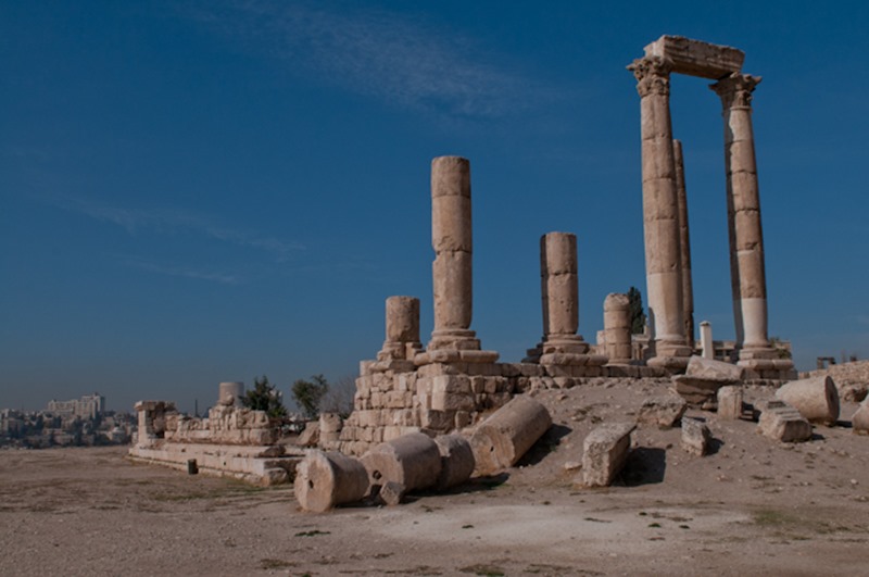 Citadel in Amman Jordan Citadel in Amman Jordan