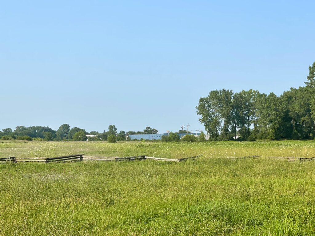 View of River Raisin National Battlefield - Michigan