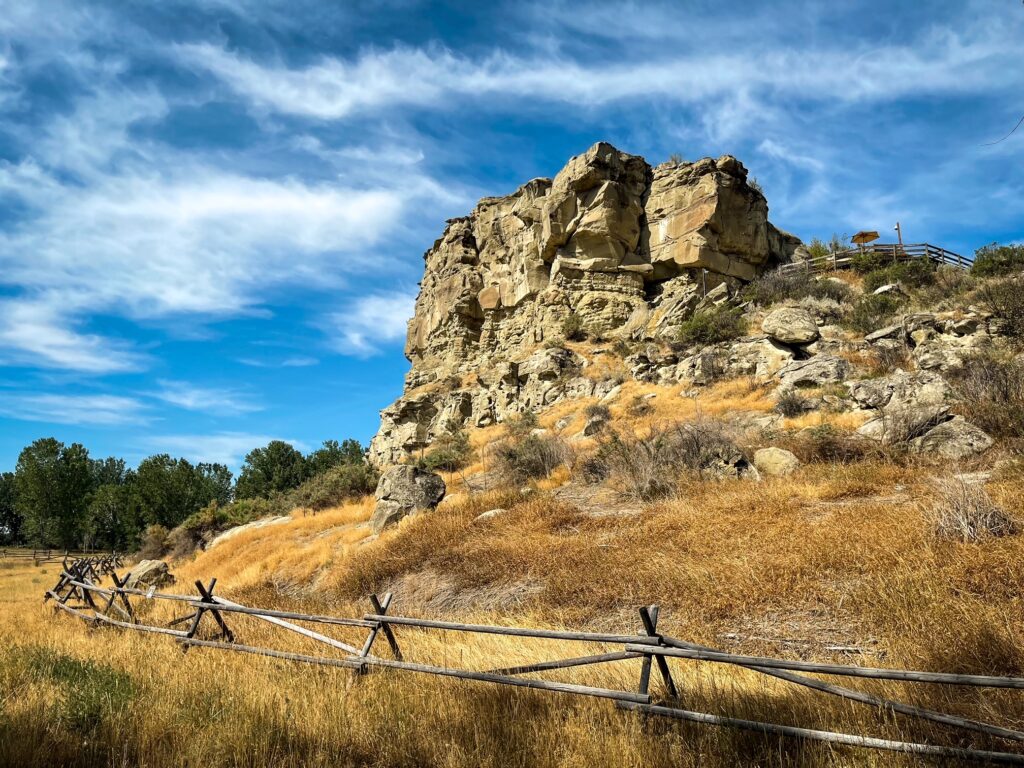 The Rock that is Pompeys Pillar - Montana