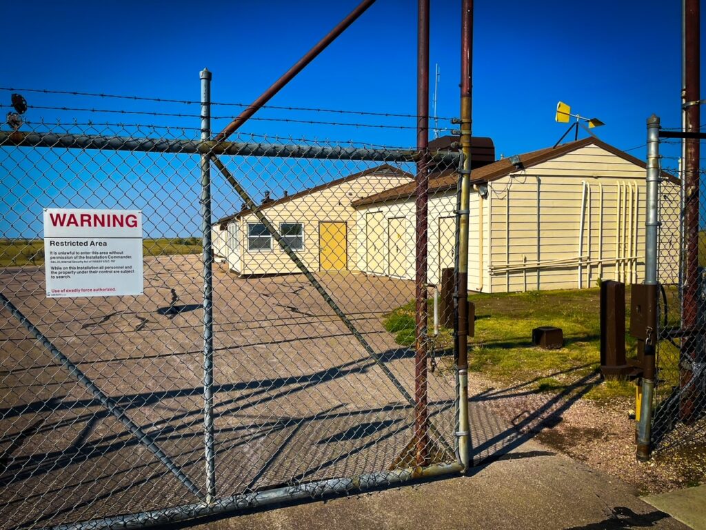 Warning - Restricted Area - Delta 01 - Minuteman Missile NHS - South Dakota