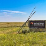 Entrance Sign - Sand Creek Massacre National Historic Site - Eastern Colorado