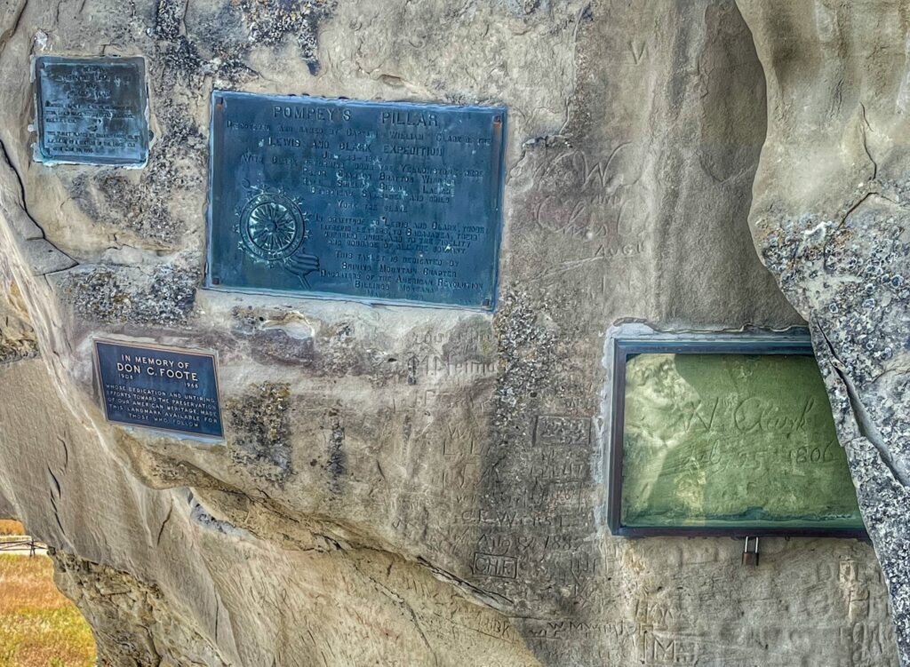 Williams Clark's Signature on the Rock