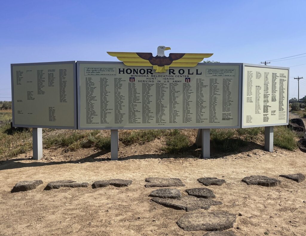 Honor Roll - Japanese Internment Camp