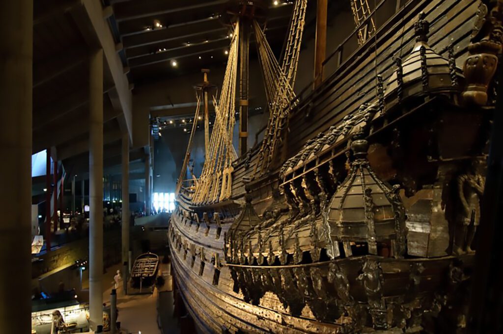 The Vasa Ship in the Vasa Museum - Stockholm Sweden The Vasa Ship in the Vasa Museum - Stockholm Sweden