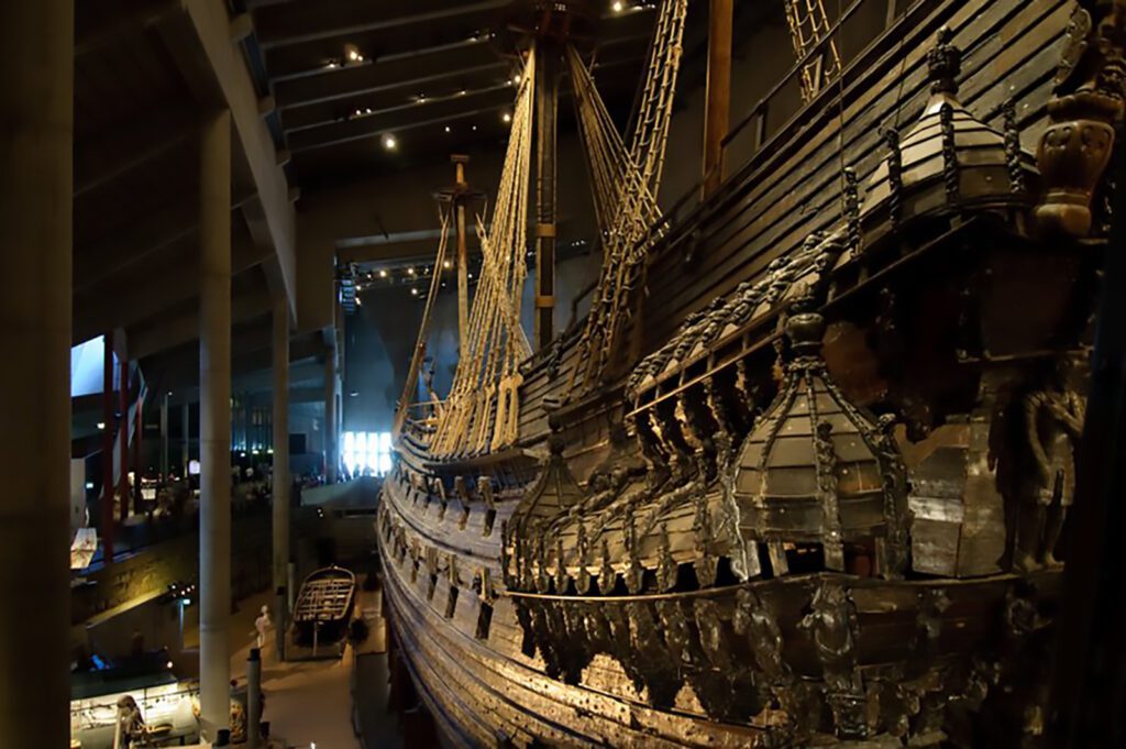 The Vasa Ship in the Vasa Museum - Stockholm Sweden