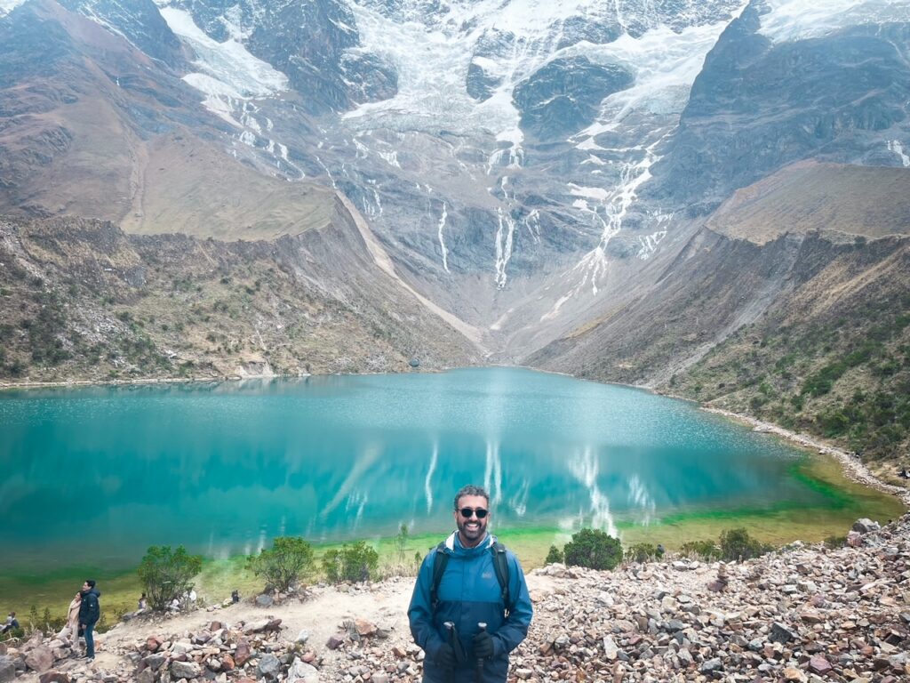 Hanging out in Front of Humantay Lake - Peru