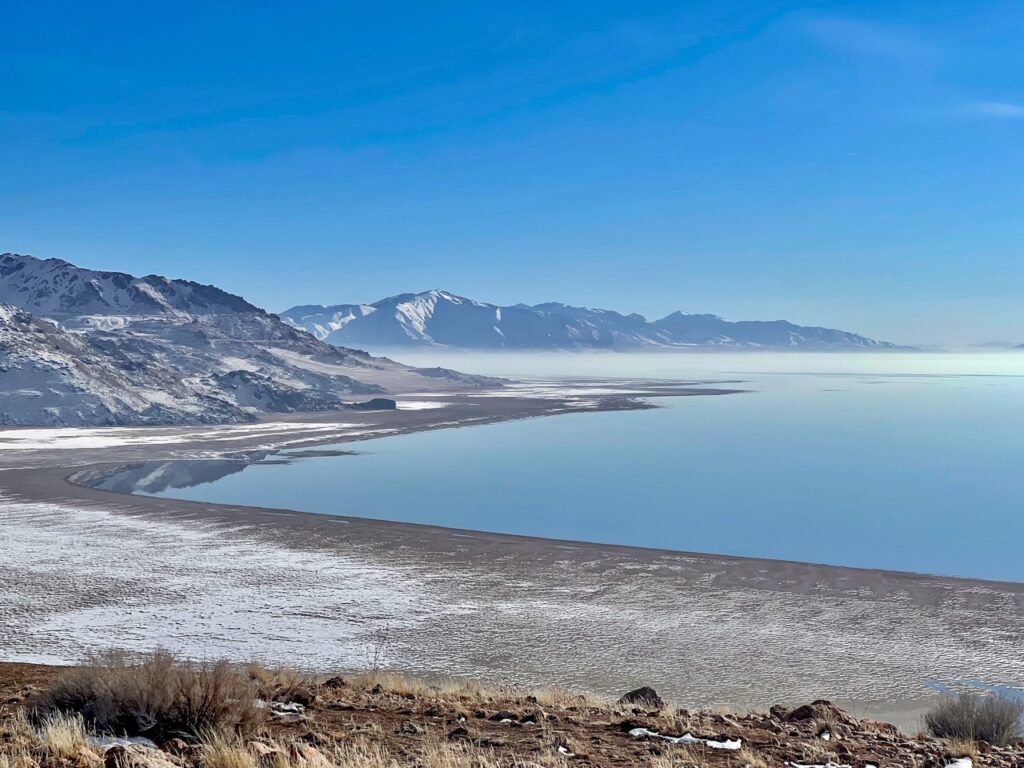 View from the Shores of Great Salt Lake - Utah