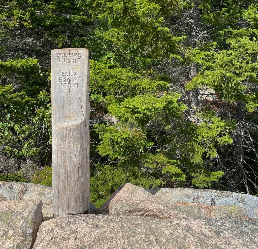Beehive Hike Trail Summit 520 Feet - Acadia NP Beehive Hike Trail Summit 520 Feet - Acadia NP