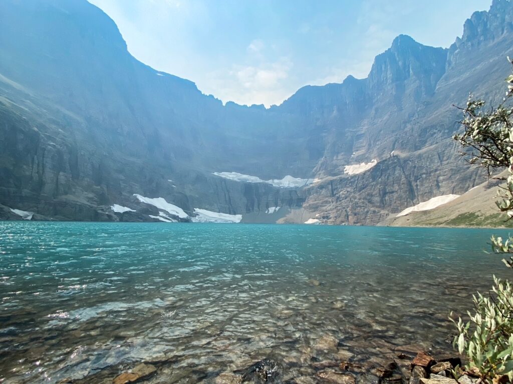 Iceberg Lake and Cool Mountains Surrounding It | Iceberg Lake Trail Hike