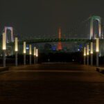 Tokyo Tower View from Odaiba Japan