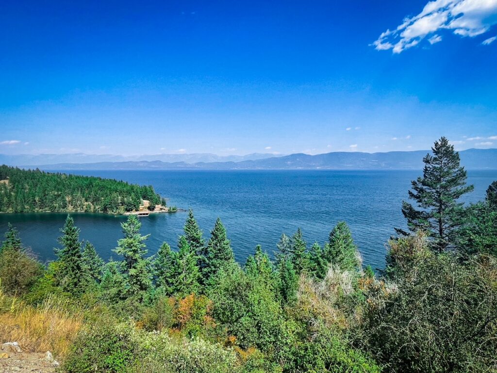 View of Flathead Lake Montana