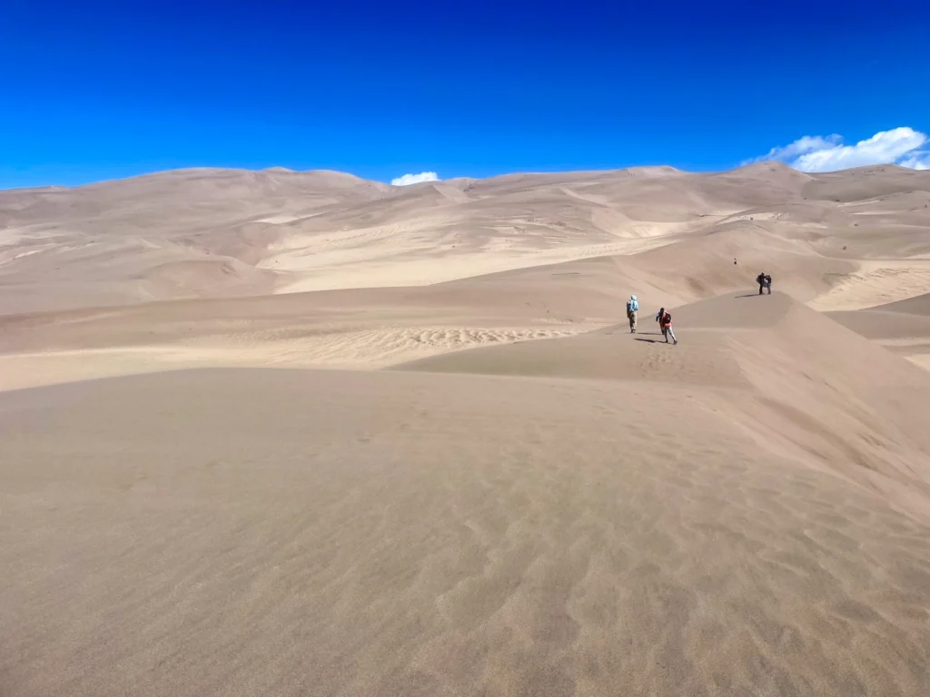 Hiking along the Dune Fields in Great Sand Dunes