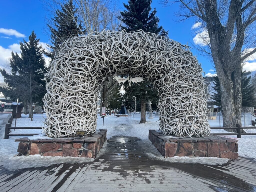 Antler Arches in Jackson WY