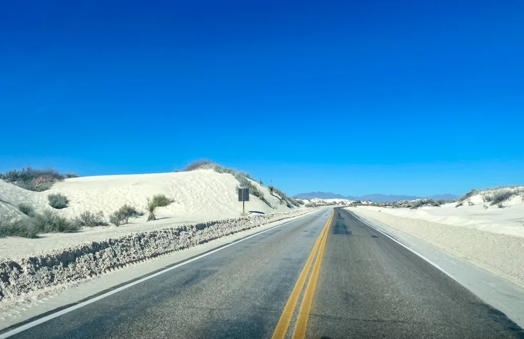 Dunes Drive in White Sands New Mexico