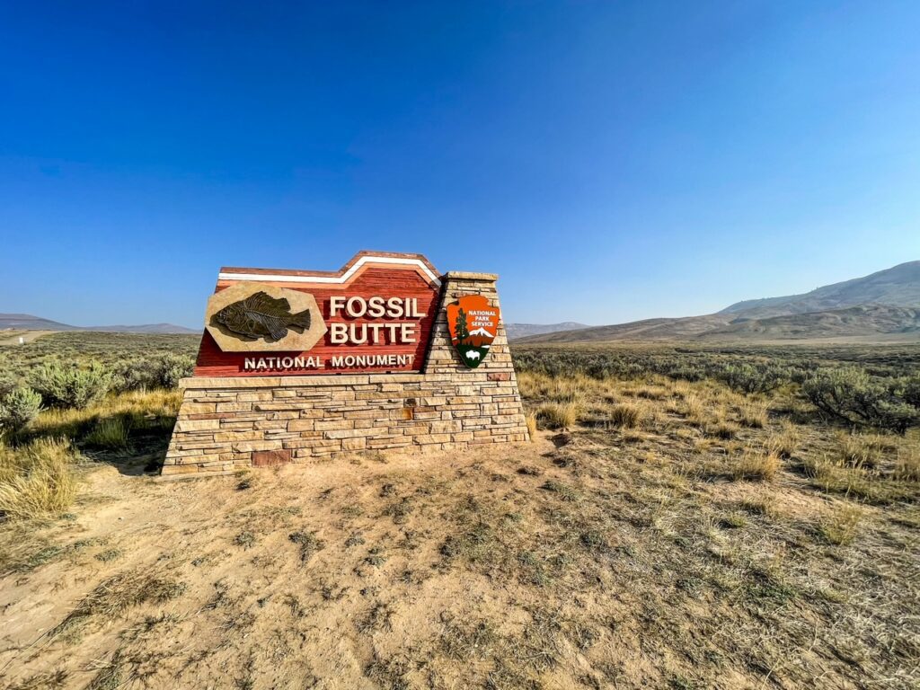 Fossil Butte National Monument in Wyoming