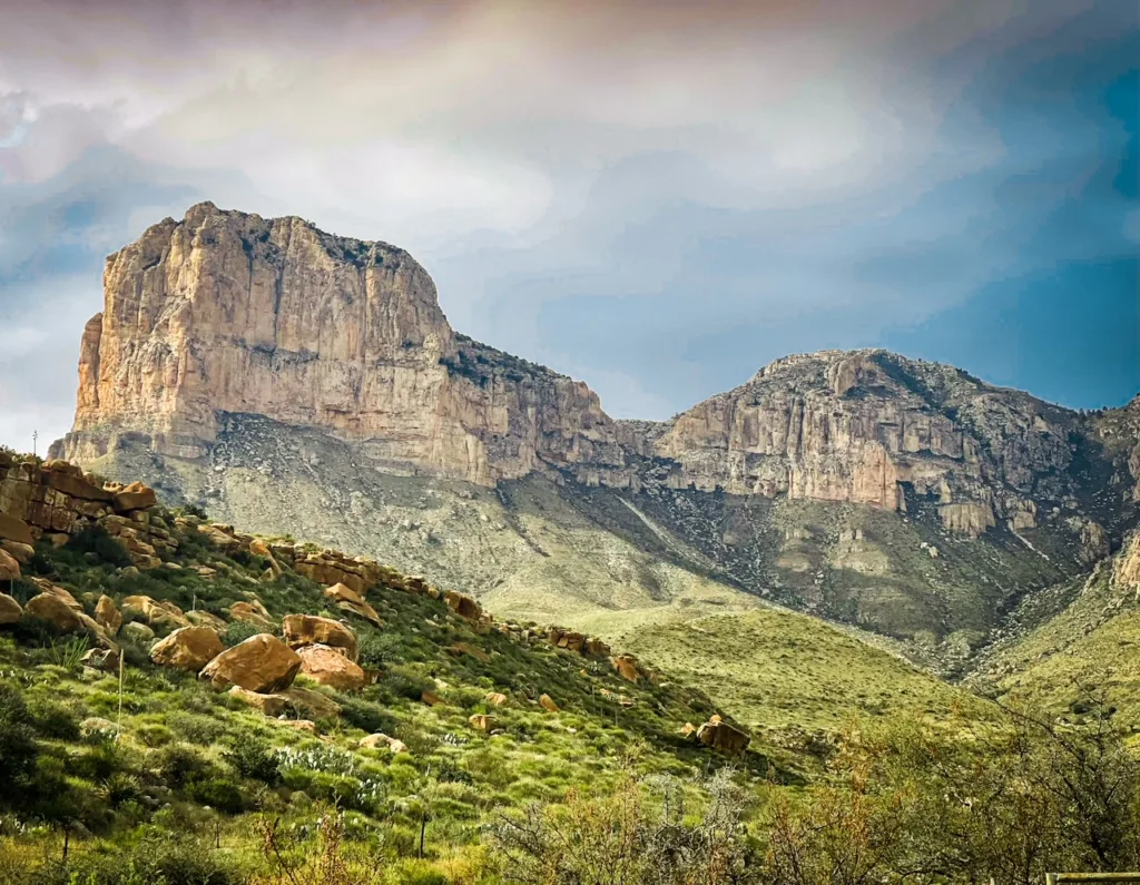 View of El Capitan Guadalupe Mountains