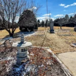 Amache Cemetery View of Monuments and Land