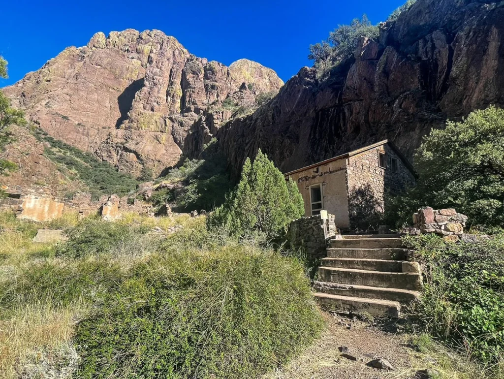 Mountain Camp at the Dripping Springs Trail in Organ Mountains NM