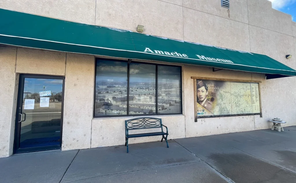 Outside of the Amache Museum in Granada Colorado