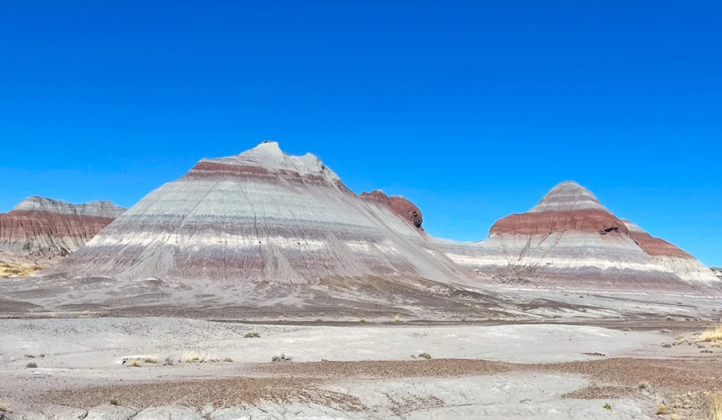 The Teepee Rock Formations in Petrified Forest NP Arizona