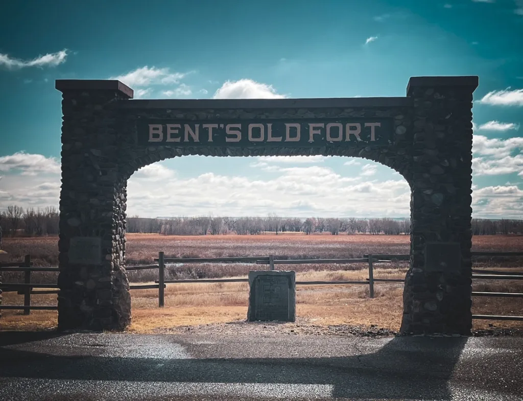 View of the Large Sign for Bent's Fort NHS