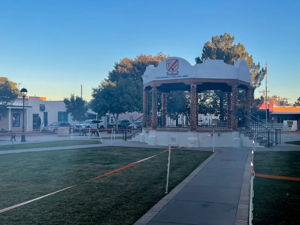 View of the Square in La Mesilla New Mexico - Best Things to Do in Las Cruces New Mexico