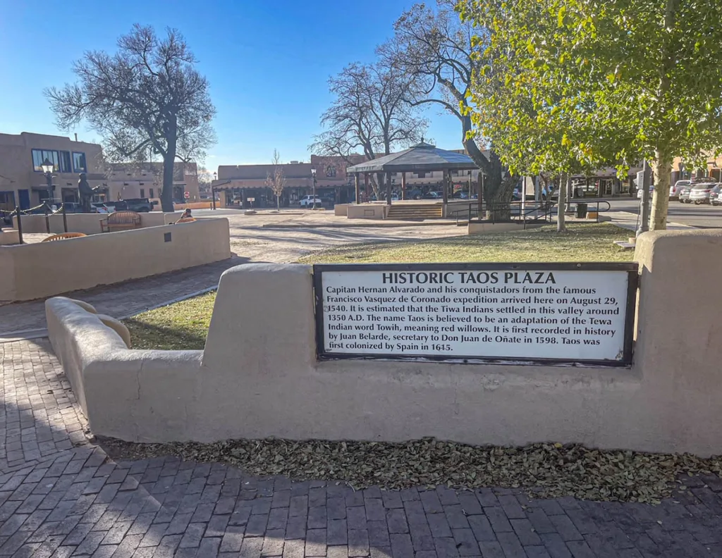 The Plaza in Taos New Mexico