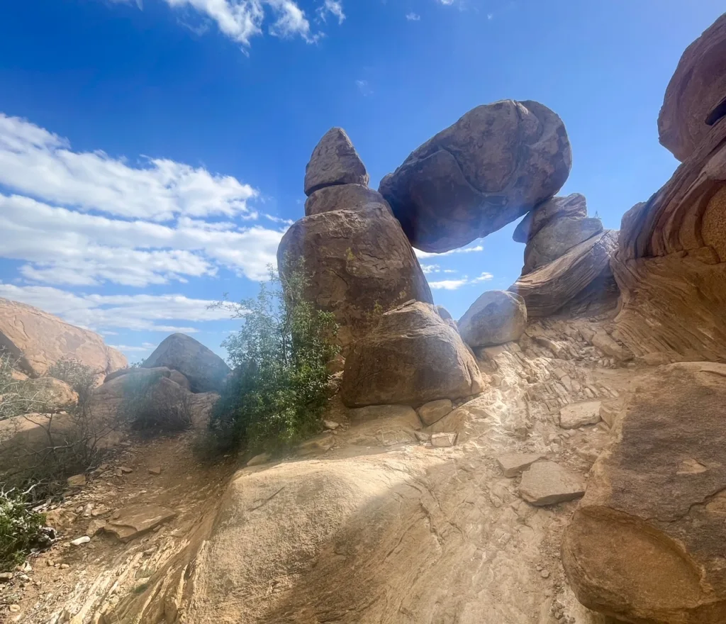 Balance Rock Trail in Big Bend Texas