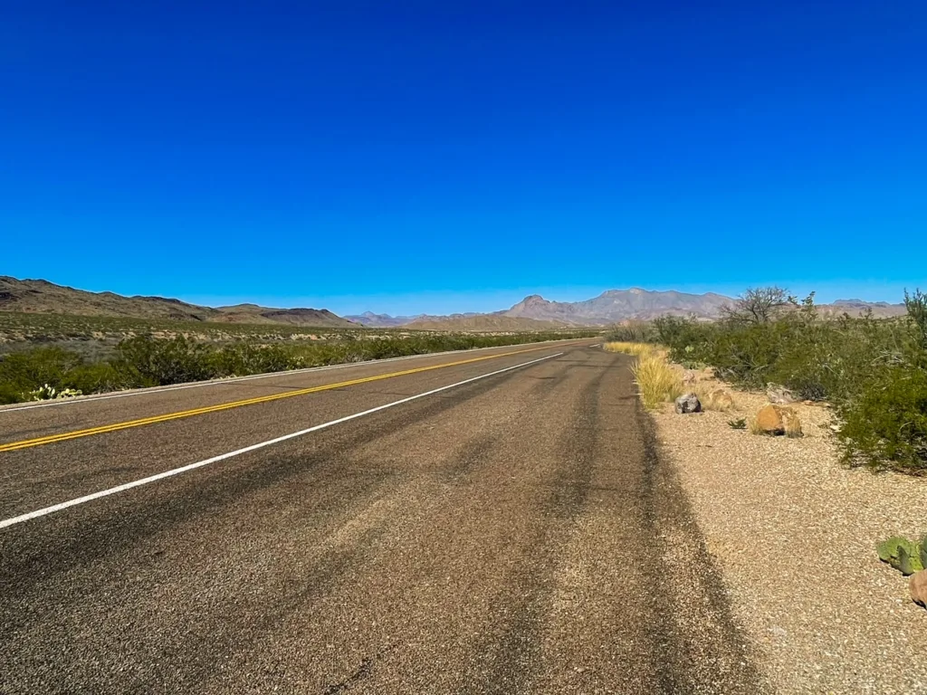 Driving the Ross Maxwell Scenic Drive - Big Bend NP