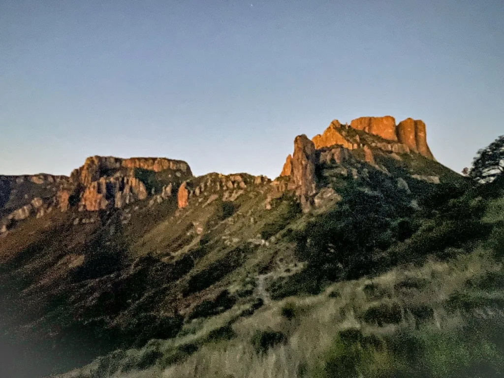 Sunrise at Lost Mine Trail - Big Bend National Park Texas