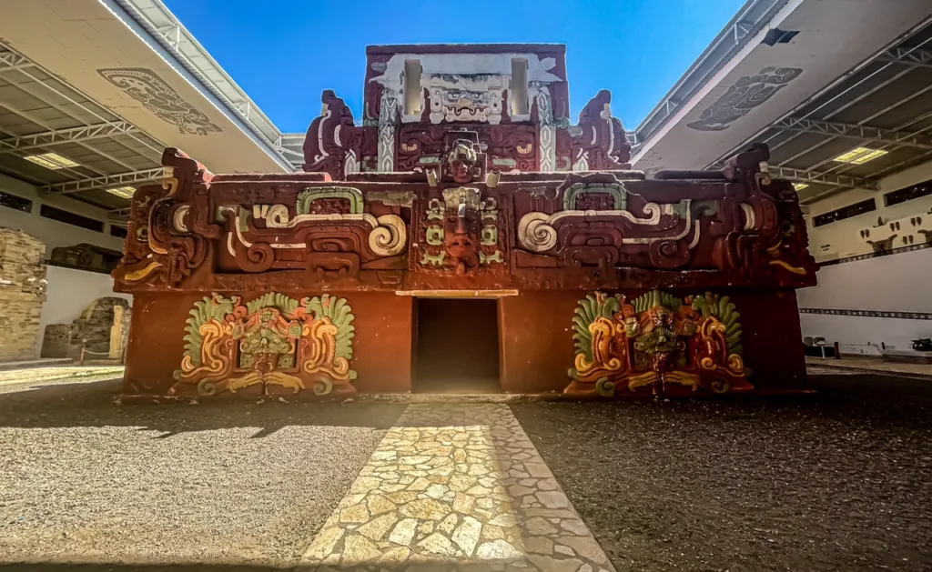 Temple of Rosalila in Ruins of Copan Honduras