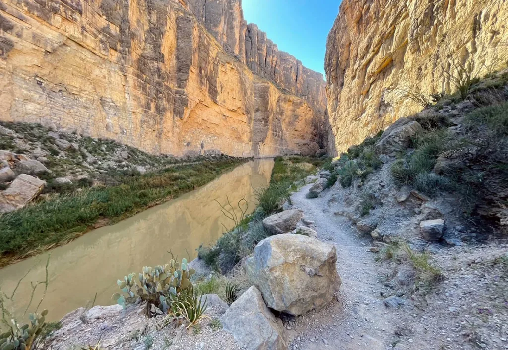 Boulder on Santa Elena Canyon Trail Big Bend NP
