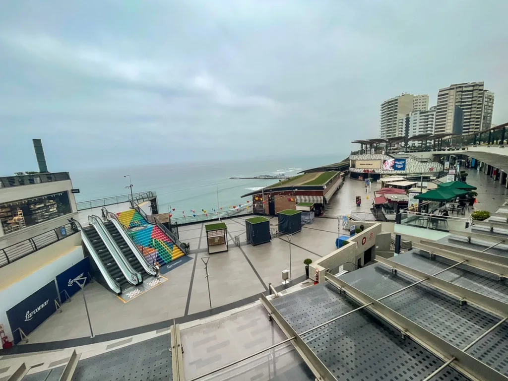 Larcomar Shopping Center in Miraflores Peru