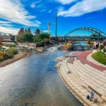 View over Confluence Park Denver