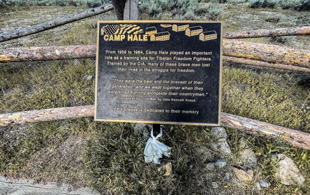 History Sign in Camp Hale Colorado