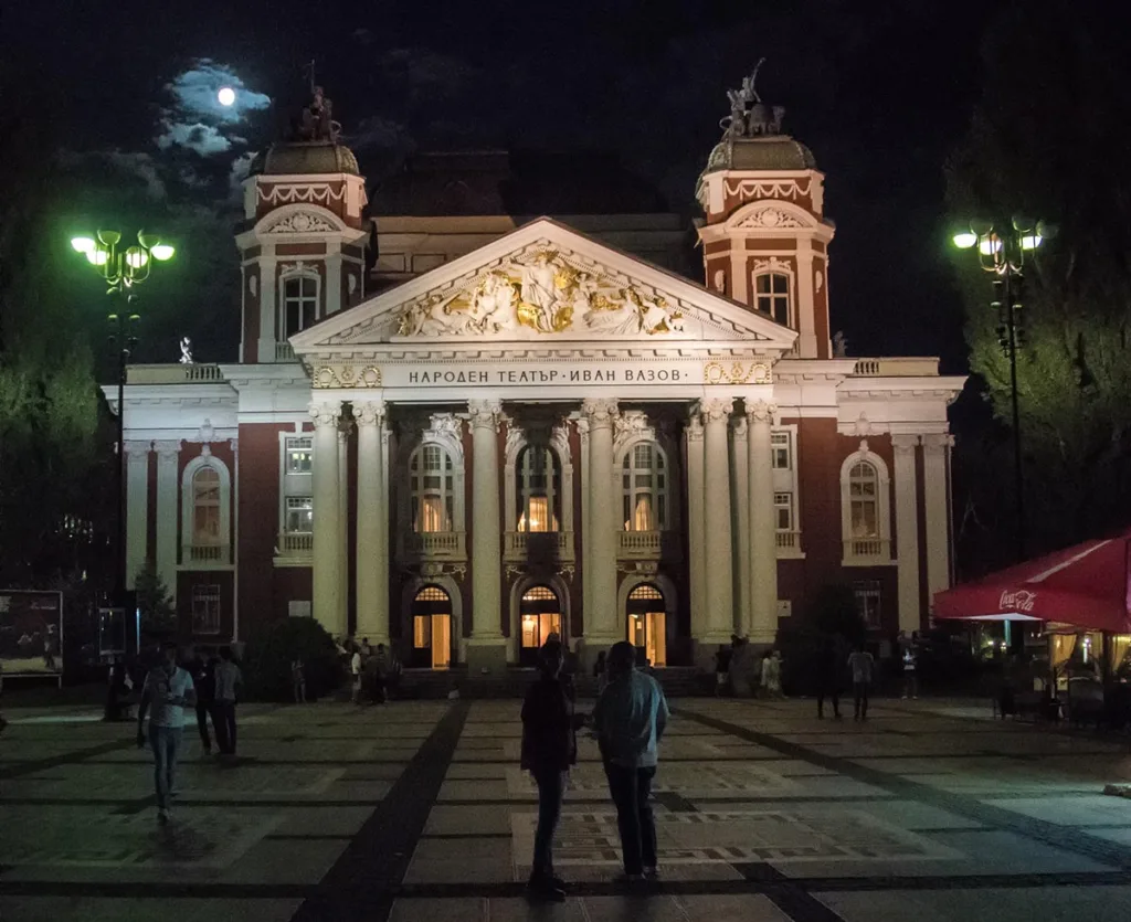Ivan Vazov National Theatre in Sofia Bulgaria